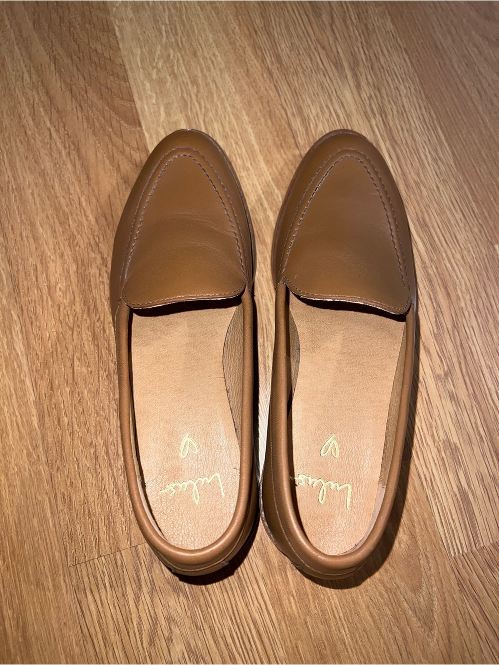 Lulus Loafer Flats in Chestnut Brown Size 5.5